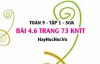 Bài 4.6 trang 73 Toán 9 tập 1 Kết nối tri thức